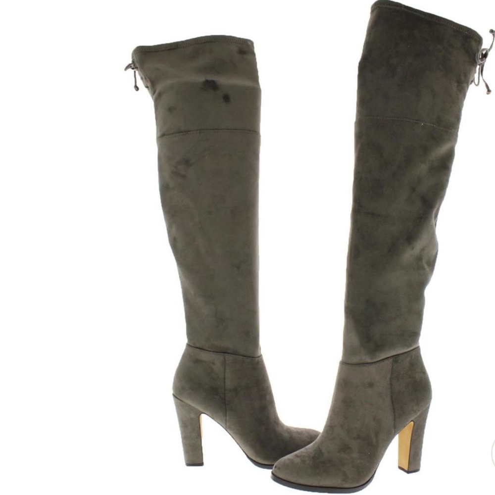 VINCE CAMUTO CHEERA FAUX SUEDE THIGH HI BOOT